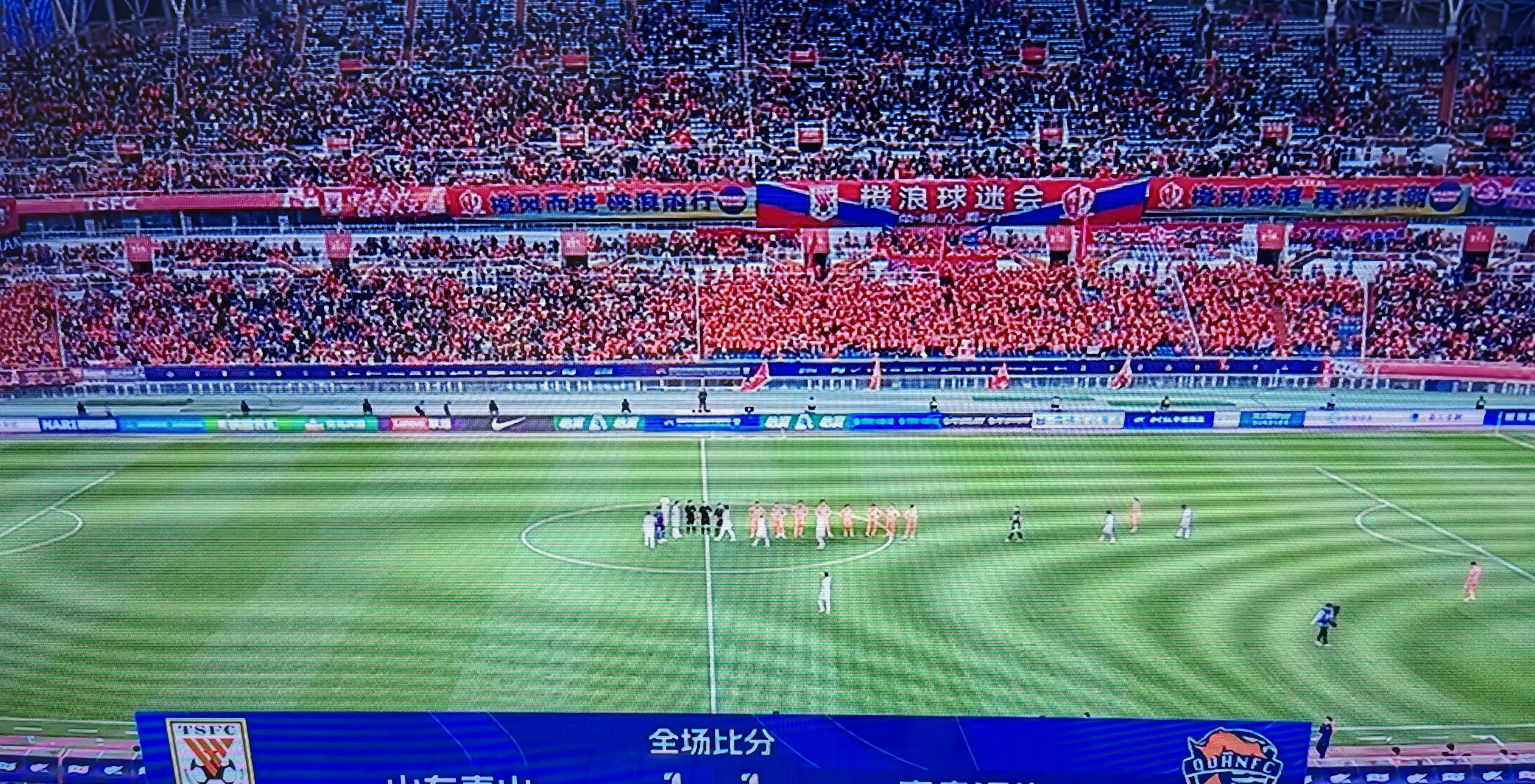 江苏苏宁主场战平天津泰达，球队状态一般